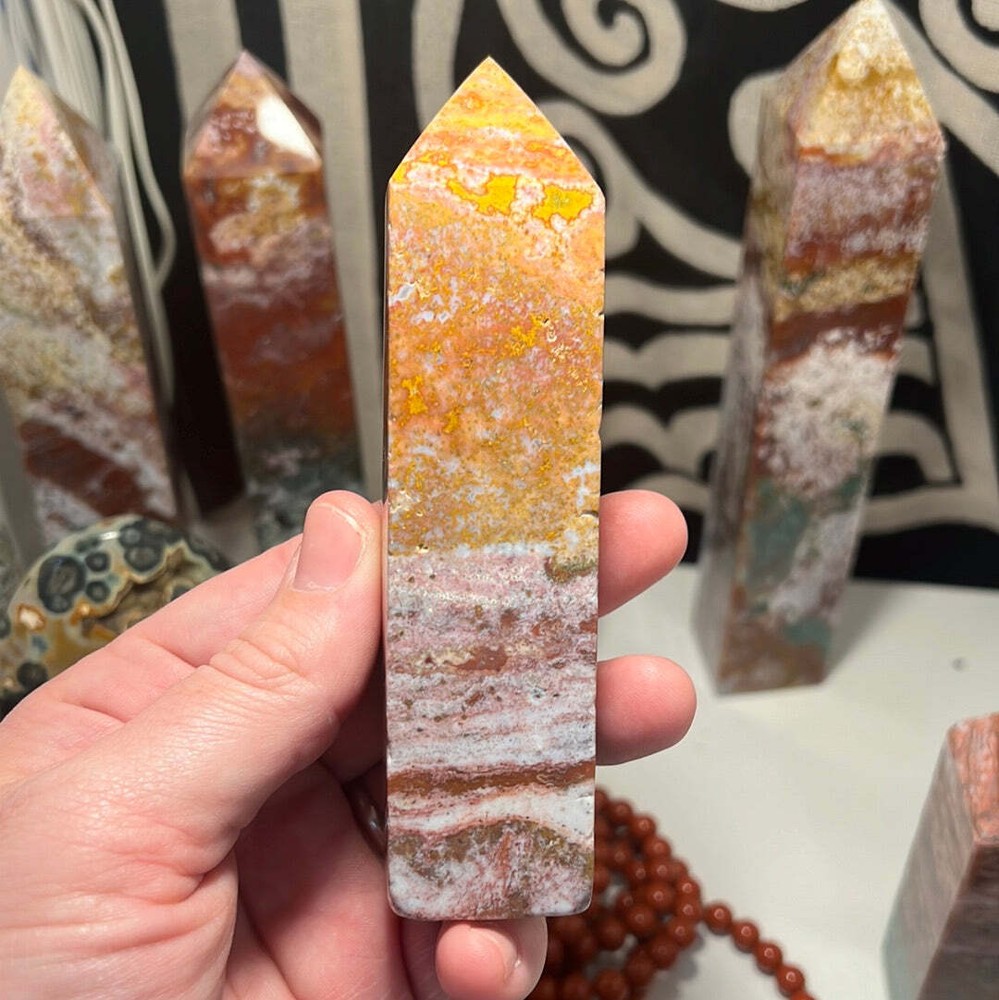 Ocean Jasper Obelisk A