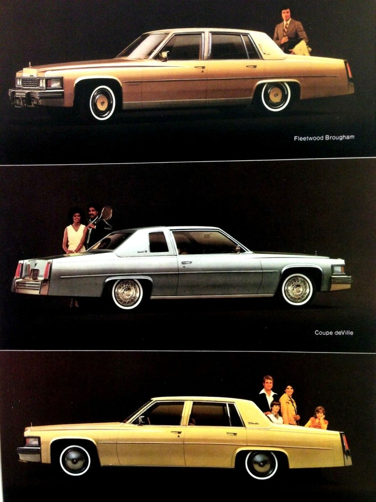 1977 Cadillac Models Two Page Print Ad