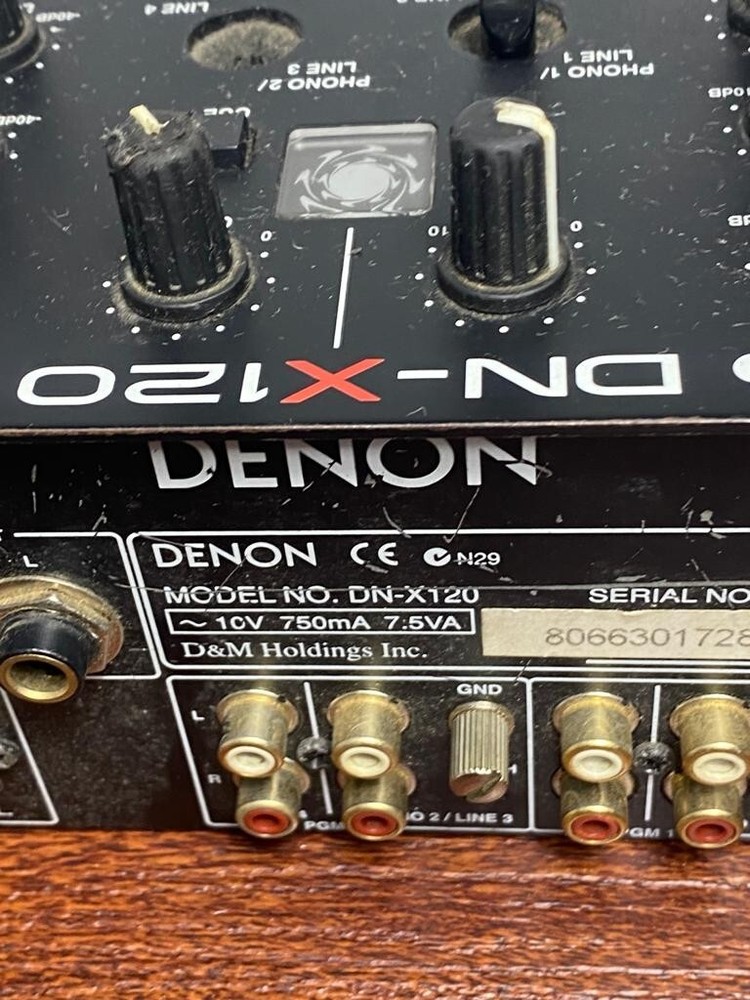 Denon DN-X120 / DN-X100 DJ Mixer Untested Powers On