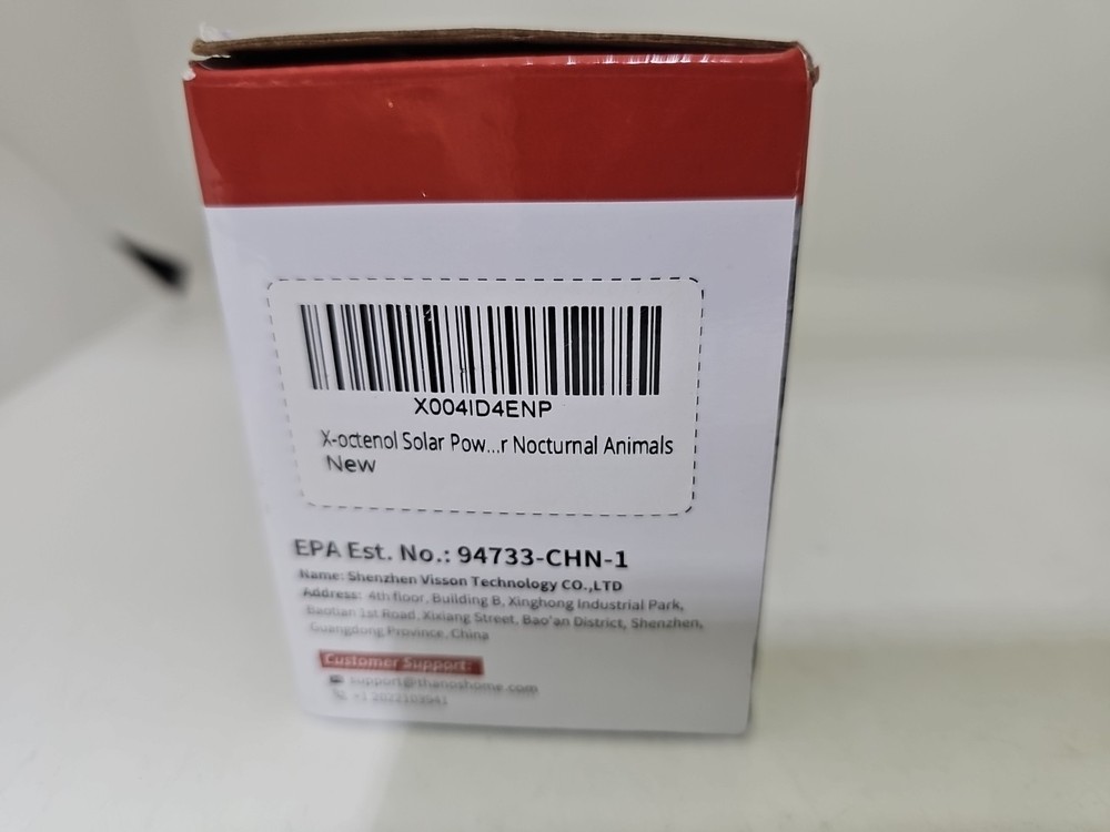 Solar Nocturnal Animal Repeller Predator Control Light Repellent Devices (3 Pack