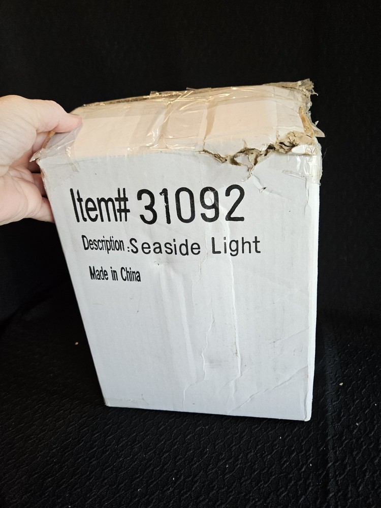 Vintage Seaside Lighthouse Nightlight Tested Works