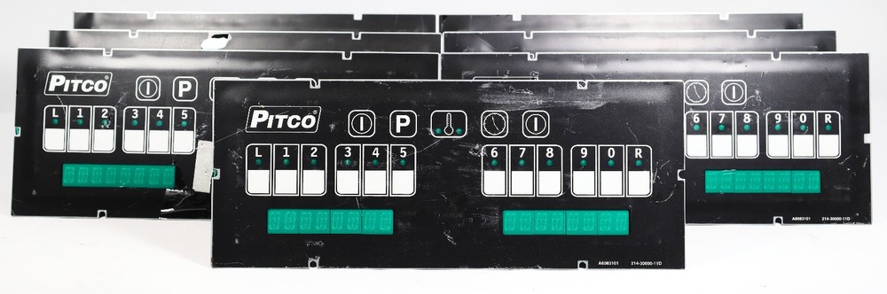(Lot of 7) Pitco 231-60142-01 Control Panel