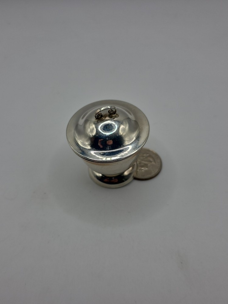 Aucello Sterling Silver 925 Small Trinket Container 19g