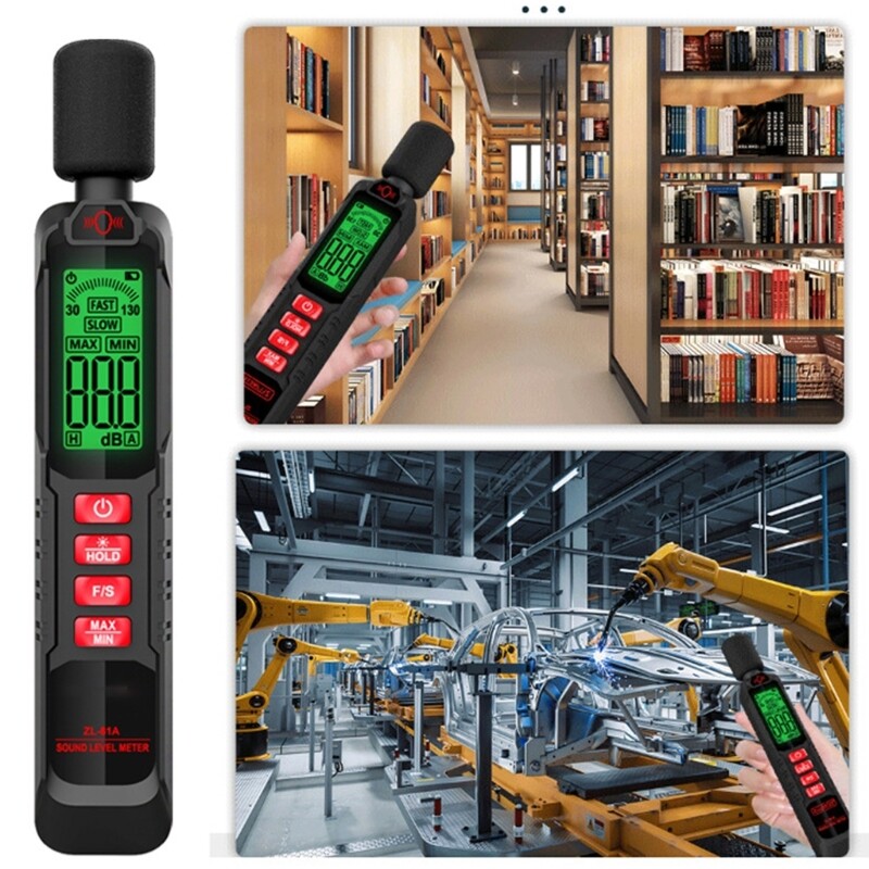 User Friendly Decibel Monitors Meter for Assessing Home and Work Environment
