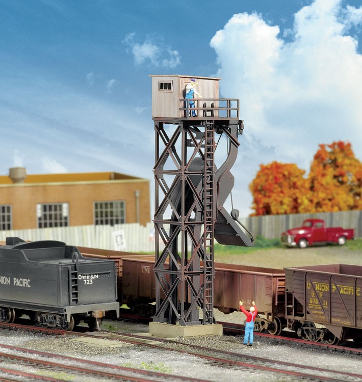 Walthers Cornerstone HO Scale Building/Structure Kit Cinder Conveyor & Ash Pit