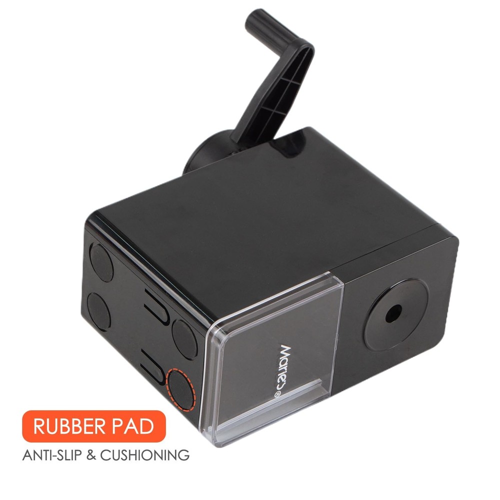Marie's Long Point Manual Pencil Sharpener, 5-Level Adjustable Hand Crank Sha...