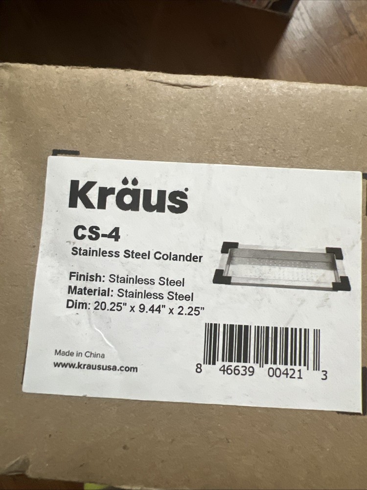 Kraus CS-4 Stainless Steel Colander