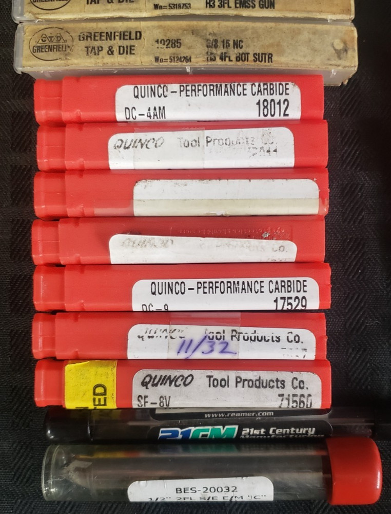 452982 - Machinist Milling Bit Lot