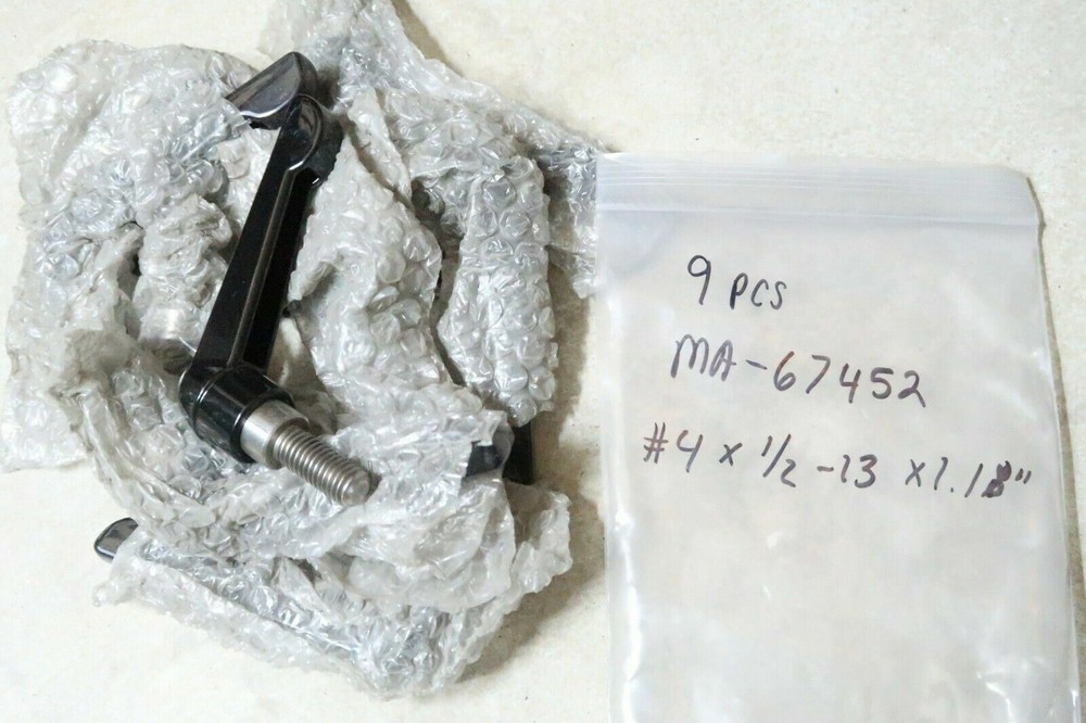 MONROE ENGINEERING MA-67452 #4 x 1/2-13 Stud SS Insert Adjustable Handle