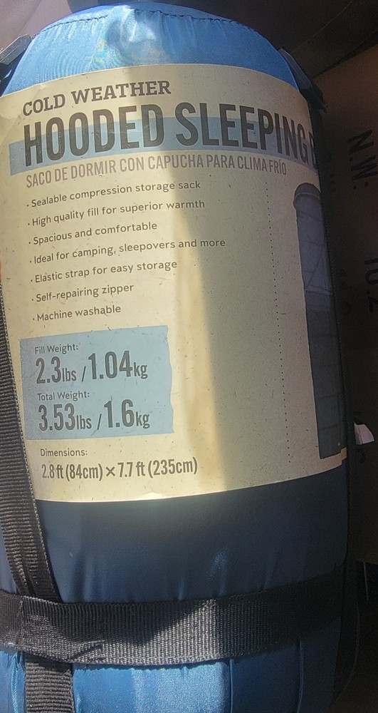 Adventuridge Cold Weather Hooded Sleeping Bag