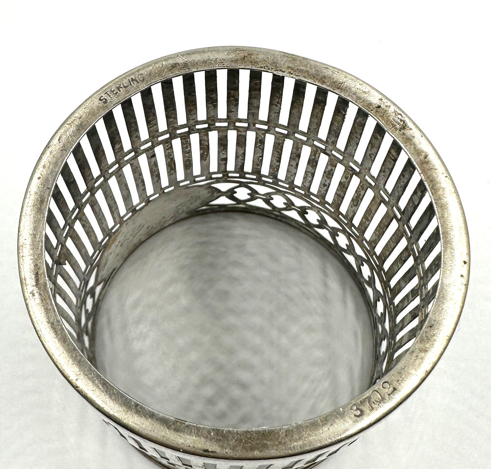 Vintage Sterling Silver Cup Holder