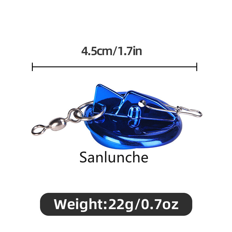 Fishing Disc Diver with 8 Shaped Sinker Ring Trolling Disc