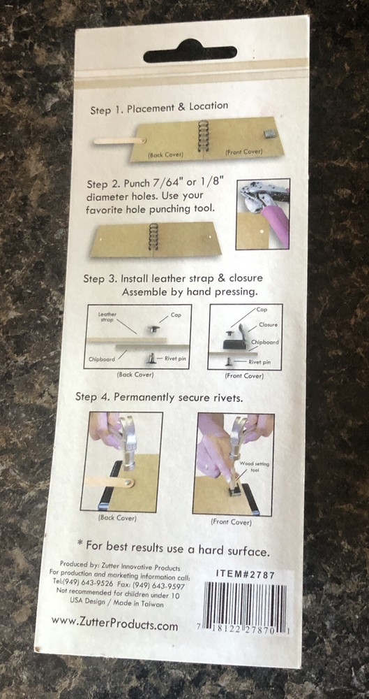 Zutter Perfect Closures Adjustable Real Leather Strap Craft Buckle