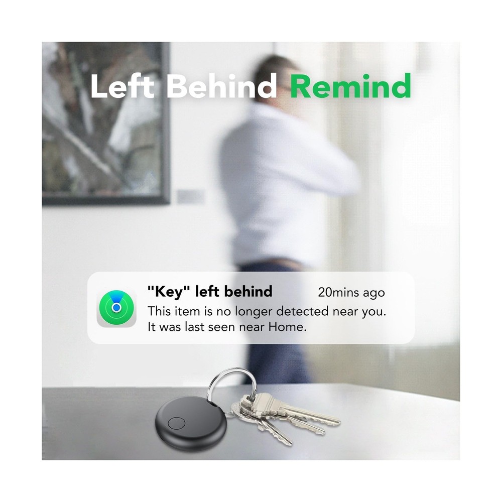 Air Tracker Tags-4 Pack: Smart Bluetooth Tracker, Item Finder Works with Appl...