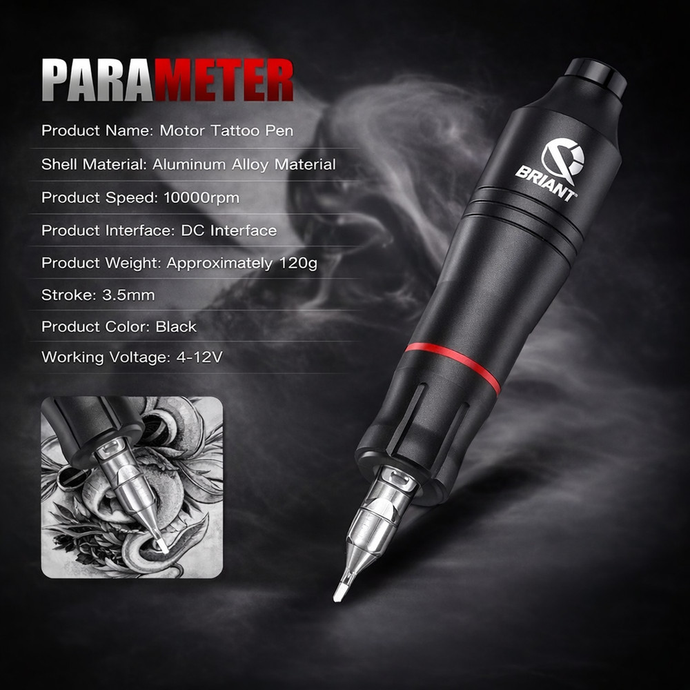 Wireless Tattoo Kit Complete for Beginners Pen Machine with Power Supply