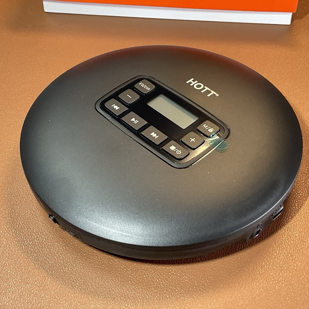 HOTT Portable CD Player, Personal Compact CD Player, Model CD-204