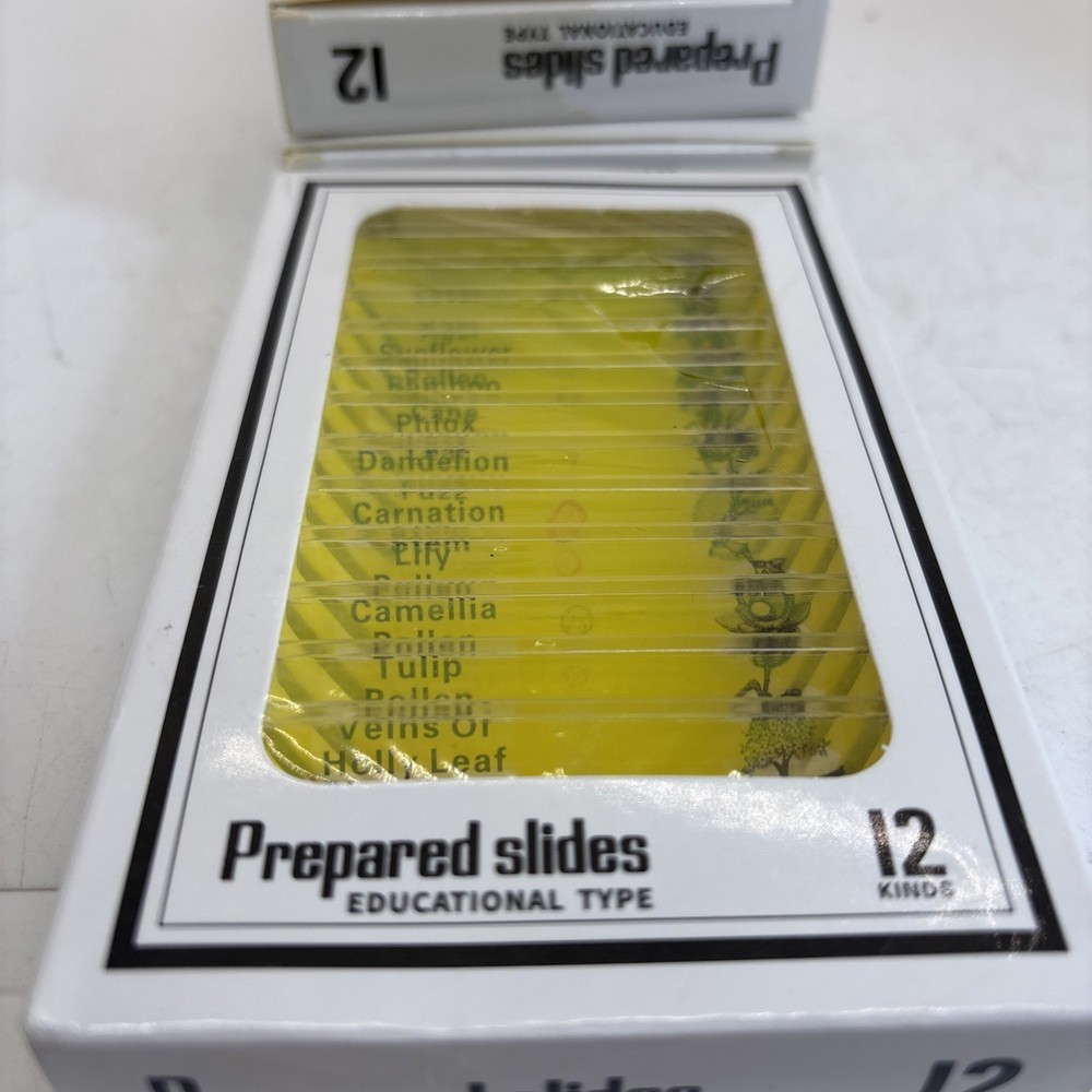 36 Prepared Plastic Microscope Slides with Specimens for Kids Microscope Sample