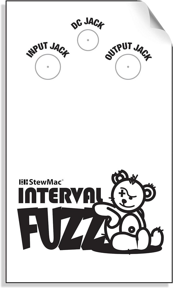 StewMac Interval Fuzz Ringer Pedal Kit, With Bare Enclosure