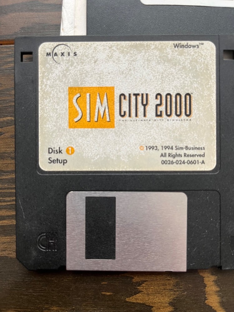 Simcity Floppy Disk Lot (UNTESTED)