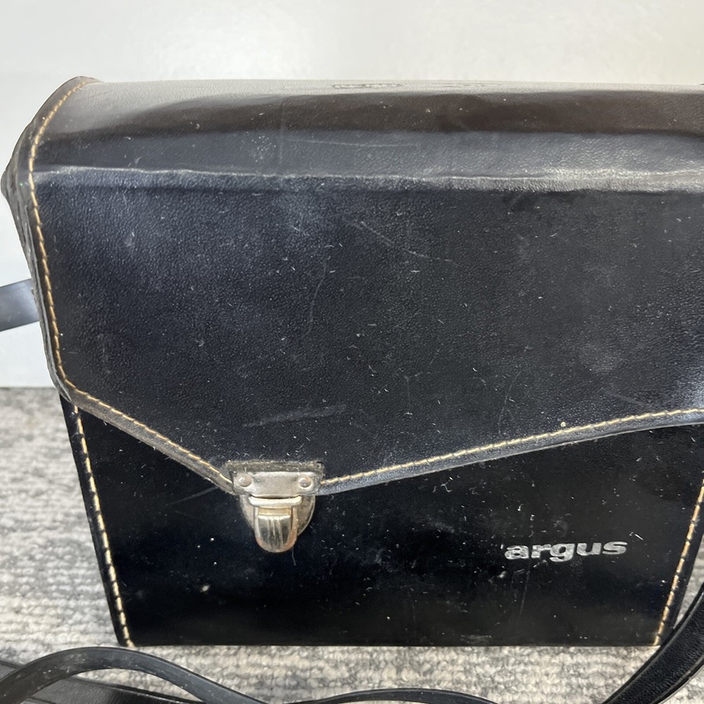 Vintage Argus Model 801 Camera With Black Case, Untested