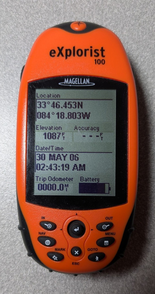 Magellan eXplorist 100 handheld GPS receiver