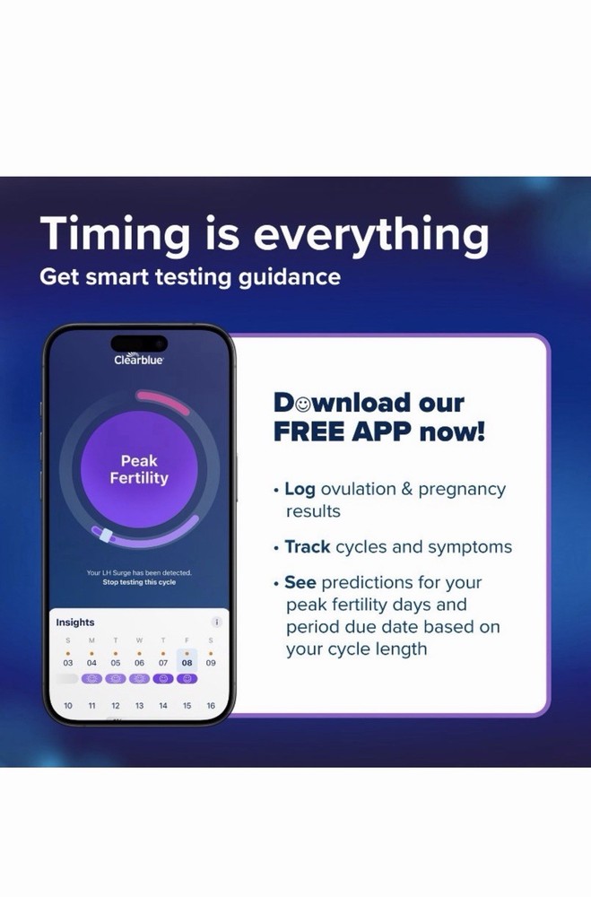 Clearblue Advanced Digital Ovulation Test Kit