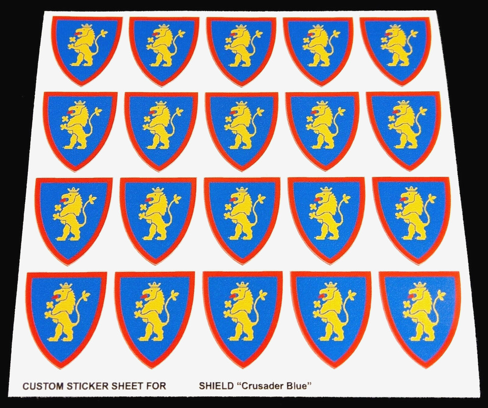 Custom Sticker for Shield Replacement Sticker for Shield Castle Knights