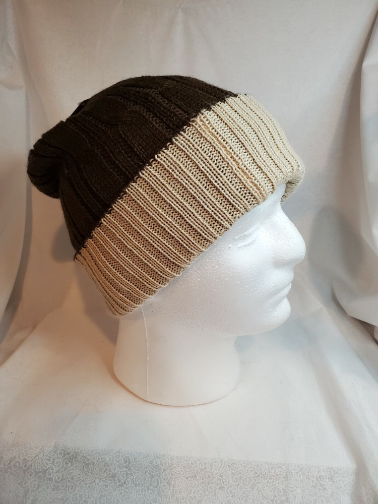 Reversible Cabled 100% Alpaca Knit Hat