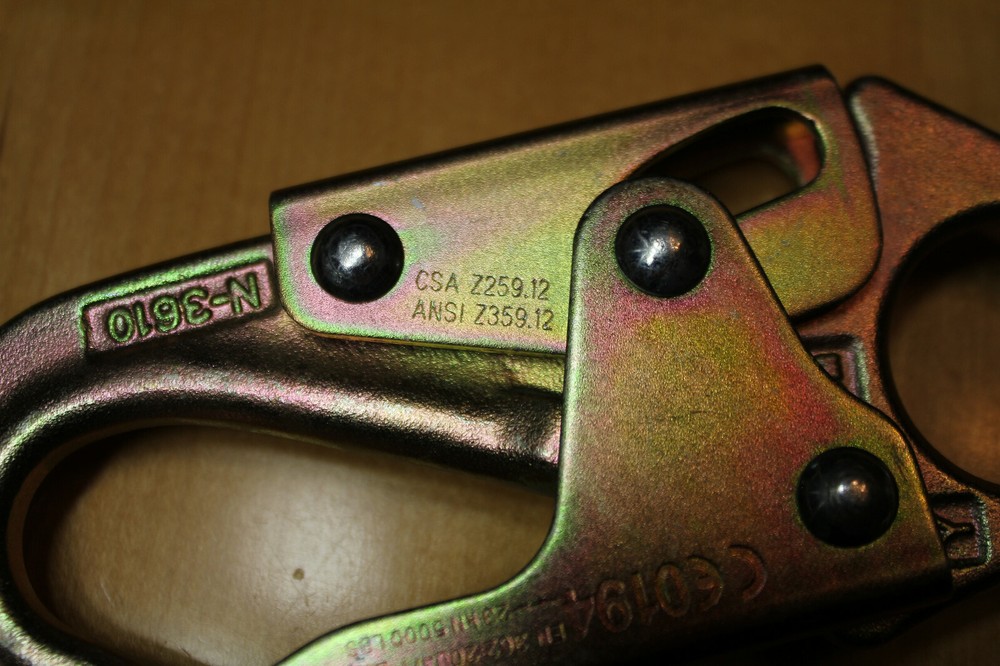 Double Locking Snap Hook - Never Used - Fall Protection - Rigging