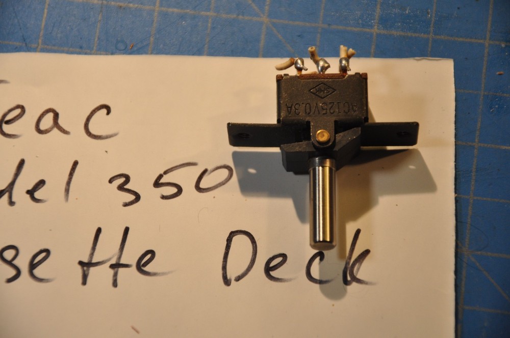 TEAC Model 350 Cassette Deck Replacement Parts Input Switch # AC125V 0.3A