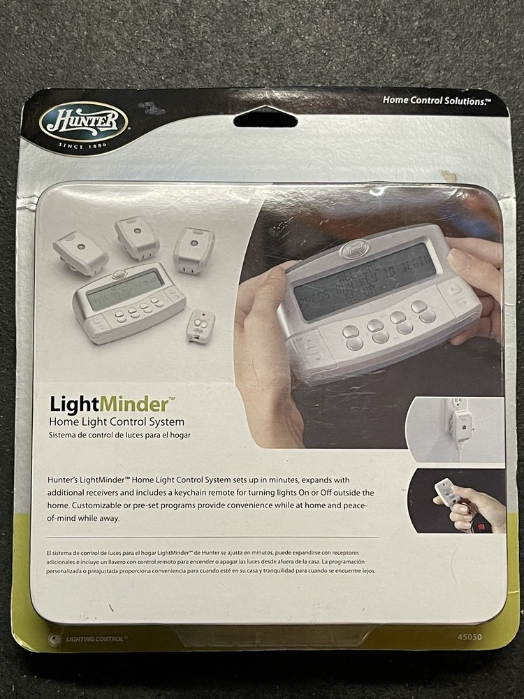 Hunter Light Minder Home Light Control Center New in Box