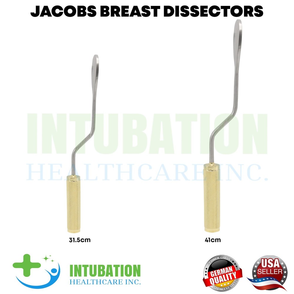 Jacobs Breast Dissectors Stainless Steel Plastic Surgery Instruments