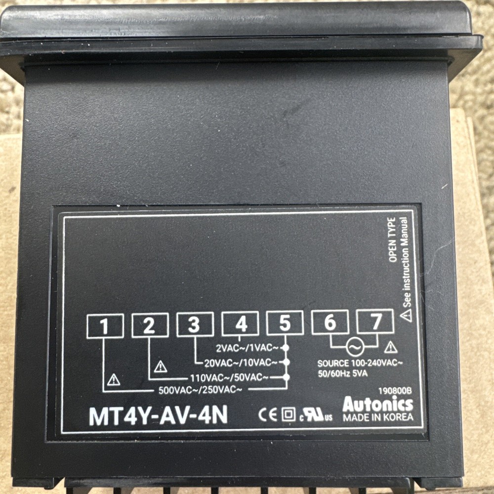 AUTONICS MT4Y-AV-4N Digital Panel Meter
