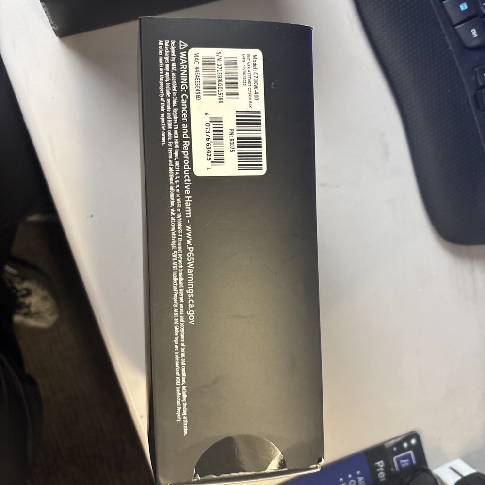 att direct tv stream box c71kw-400