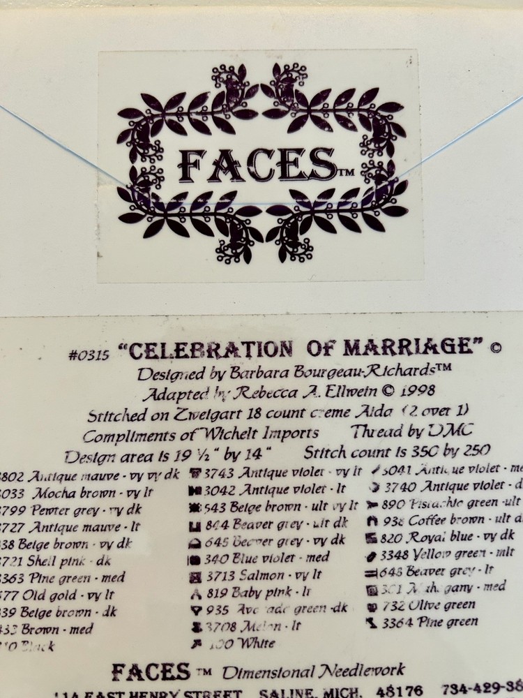 Barbara Bourgeau-Richards Faces Dimensional Needlework Patterns Lot 3