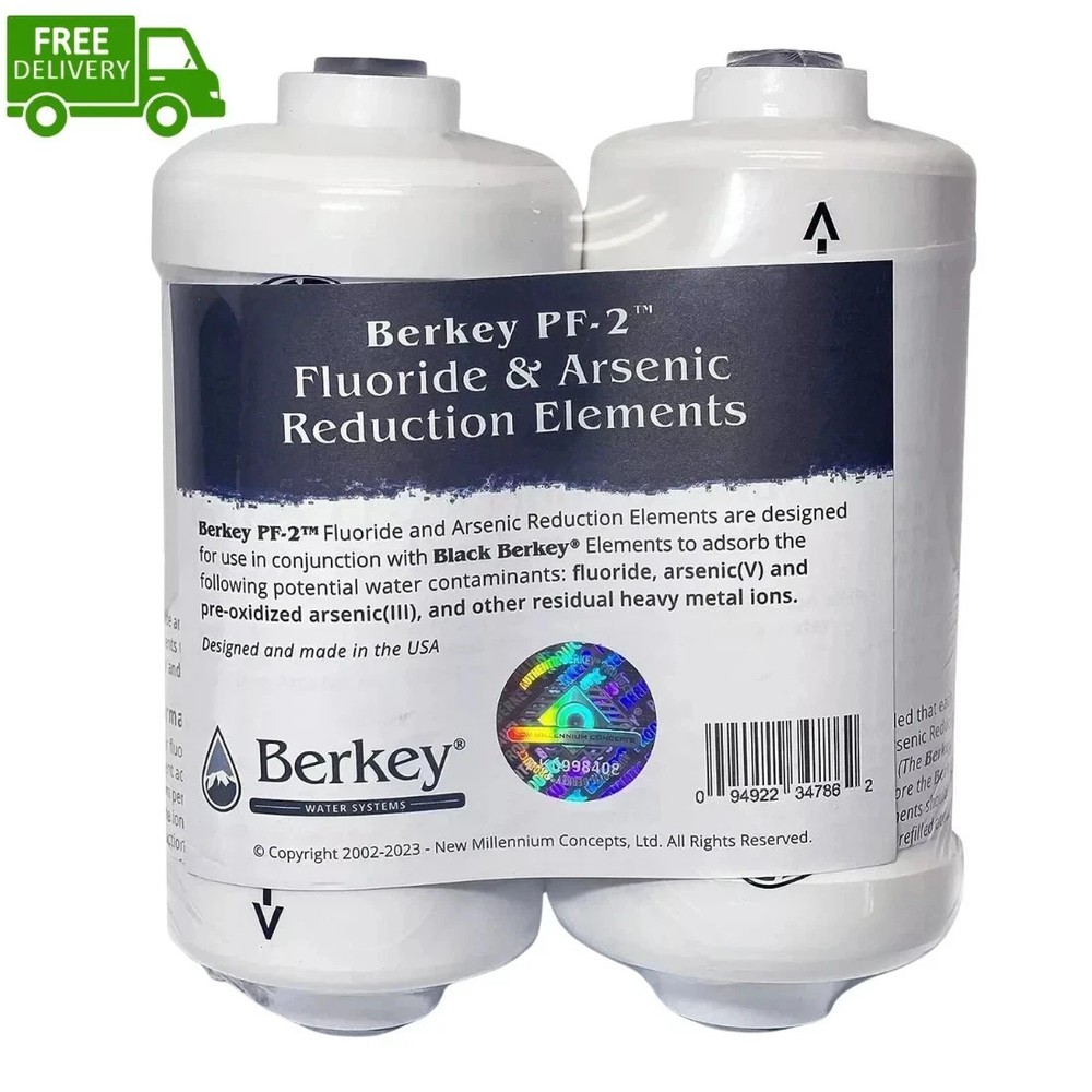 Berkey PF-2 Fluoride Water Filters for Berkey Systems-New Sealed Box