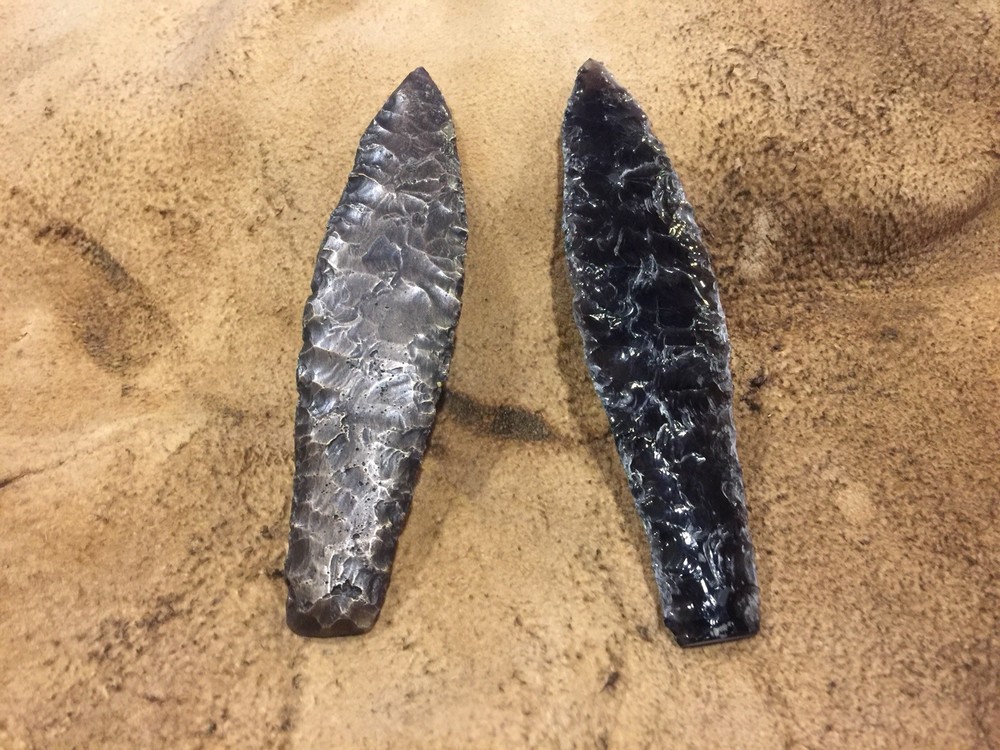 Bronze Flint Dagger Spear Copy by Chris Levatino