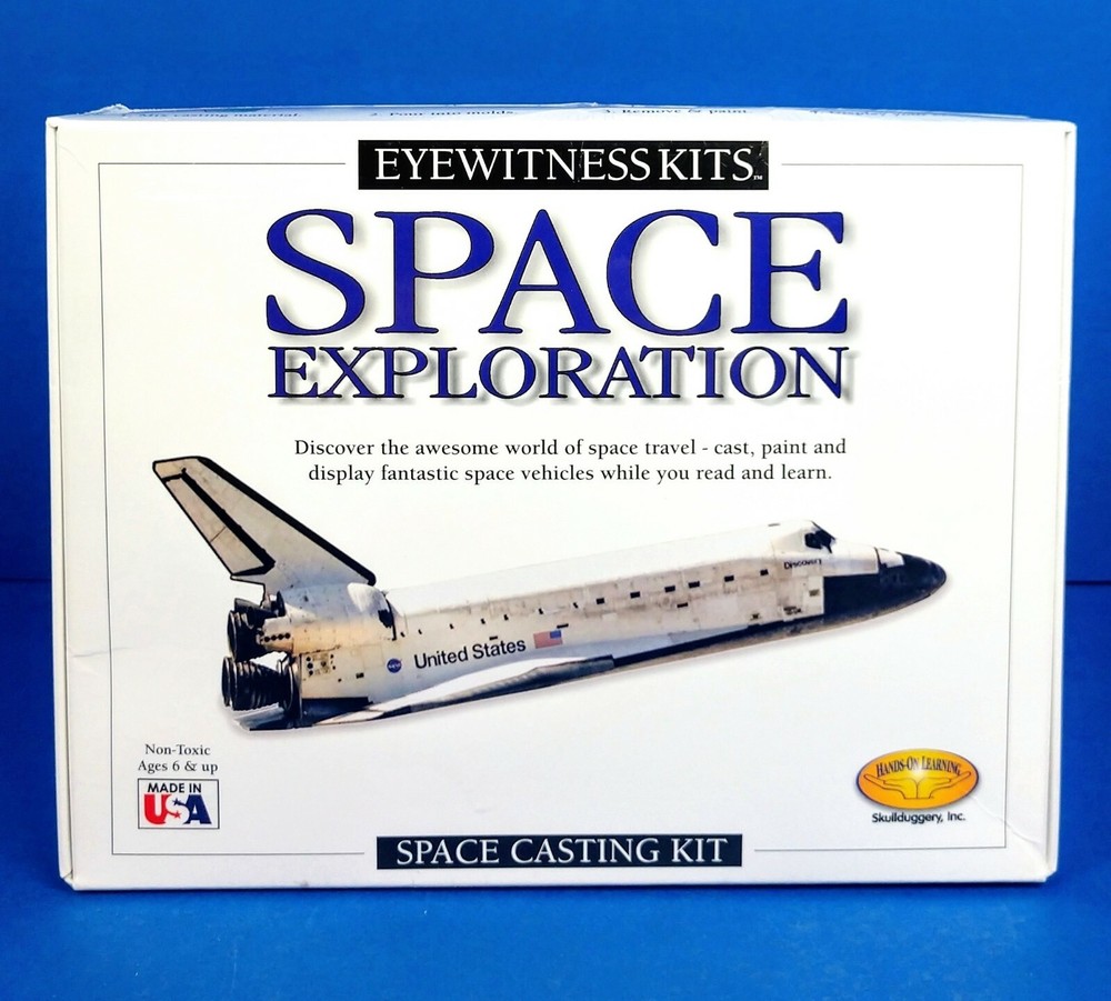 Eyewitness Kits SPACE EXPLORATION Casting Kit: Shuttle, Command Module, Saturn V