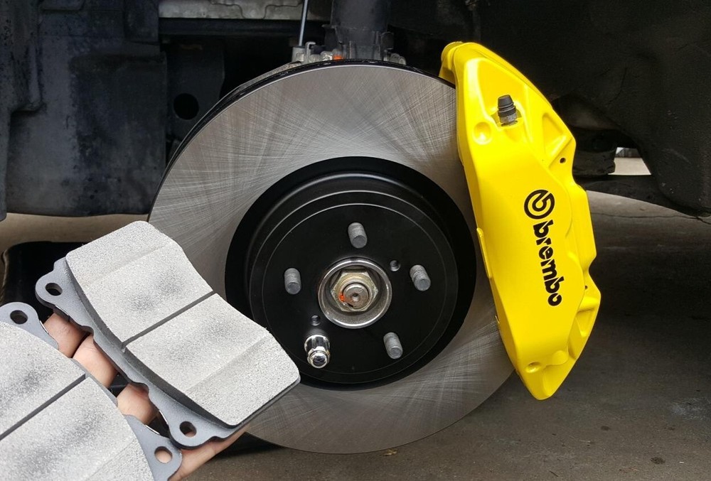 Ceramic Yellow Spray High Temp Coating Engine Caliper Brake Rotor Spring Paint