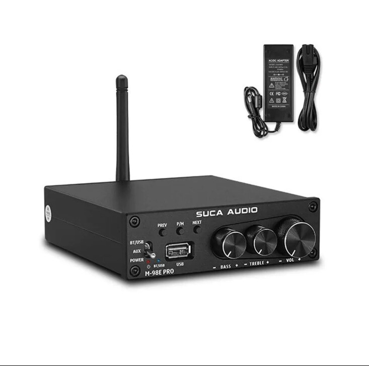 Suca Audio M98E PRO Bluetooth Power Amplifier