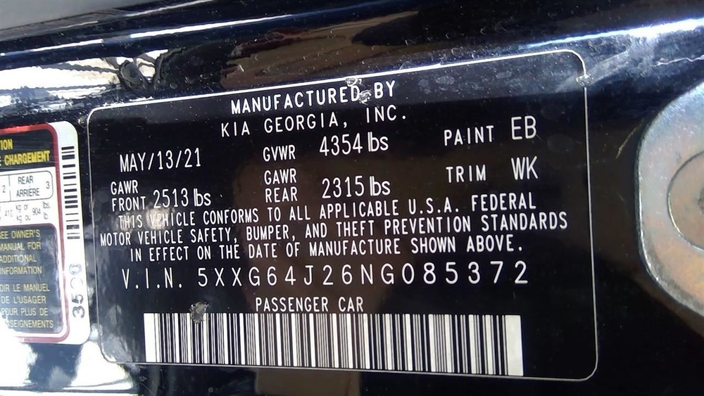 Camera/Projector Camera Front Windshield Mounted Fits 21-24 K5 9601727