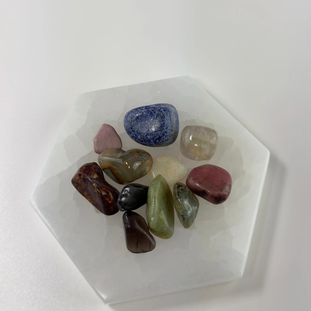Selenite Hexagon Plate