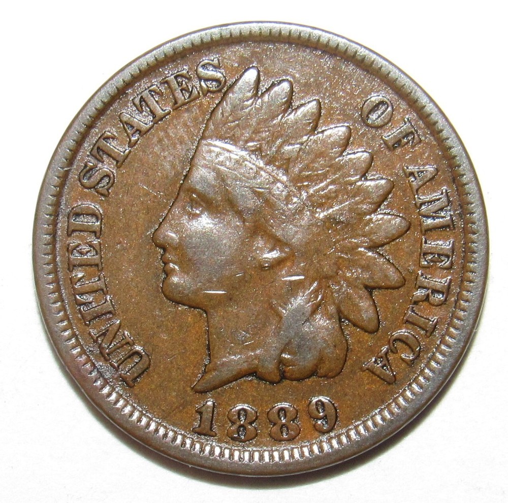 1889 Indian Head Cent VF (W82)