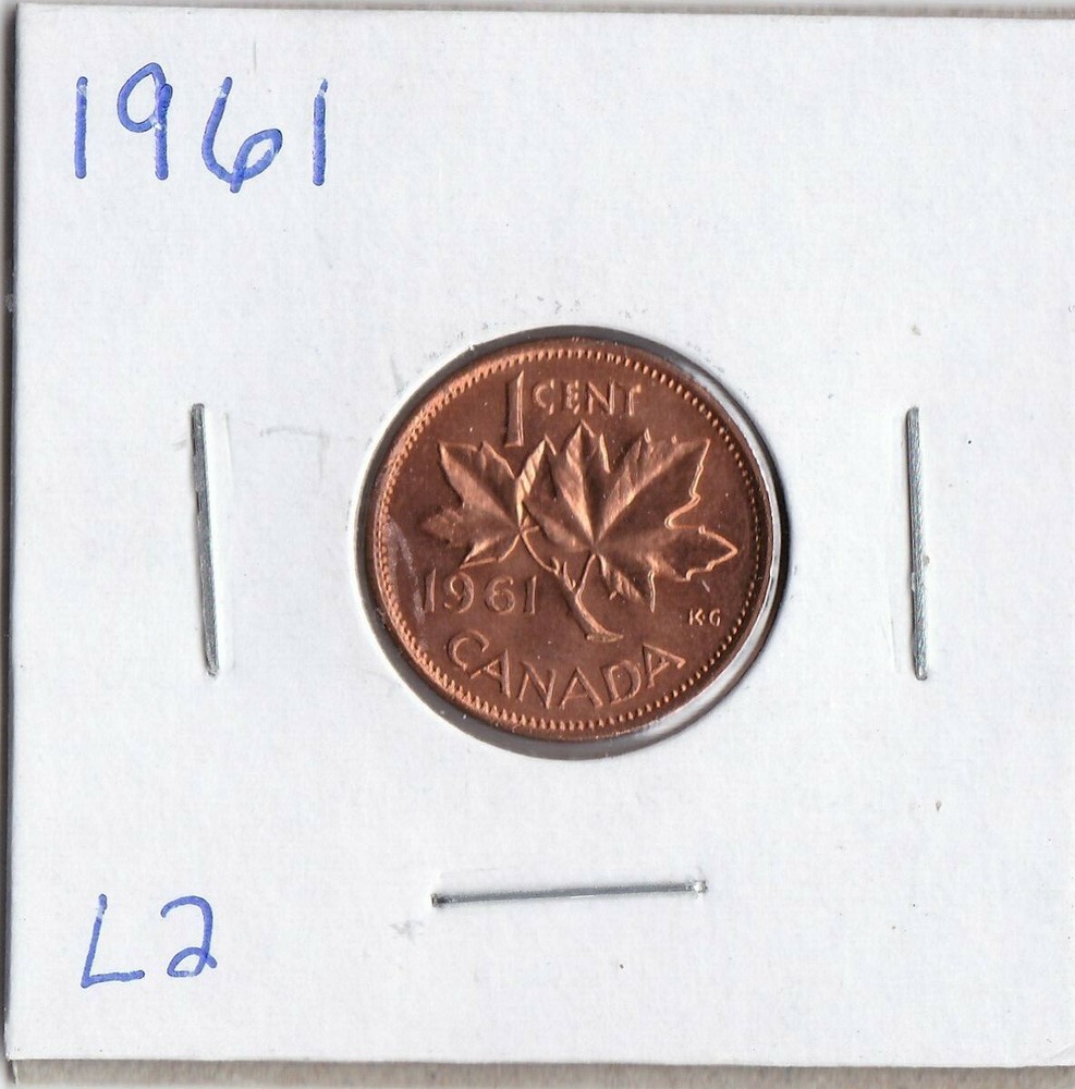 1961 Canadian Cent L2