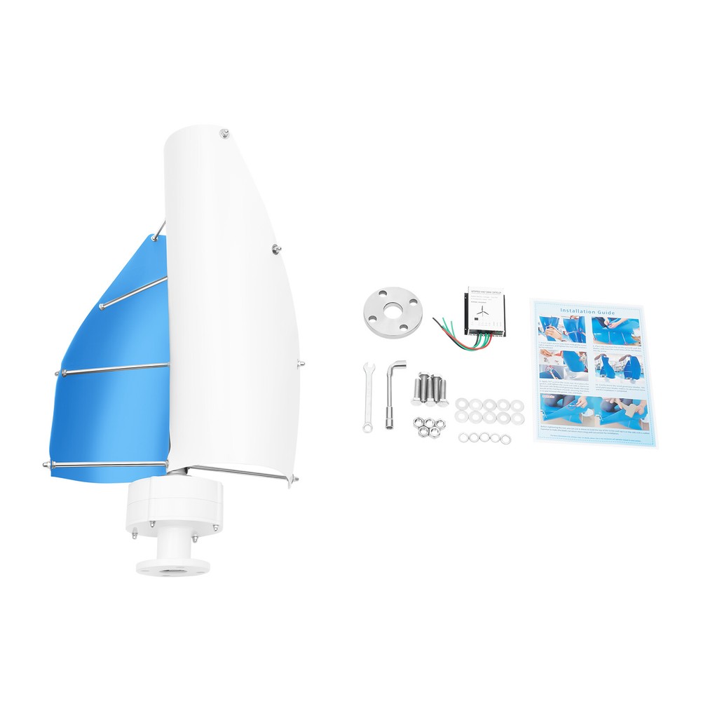100W Wind Turbine Generator Kit DC 12V Charger Controller Wind Energy System
