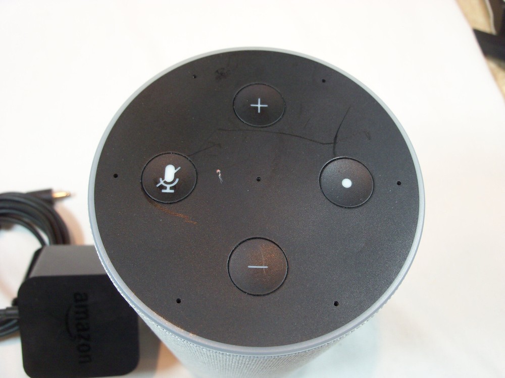 Amazon Echo 2nd Generation Smart Speaker With Alexa Dolby Sandstone Fabric