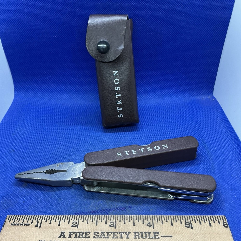 Vintage Stetson Mens Multitool With Case