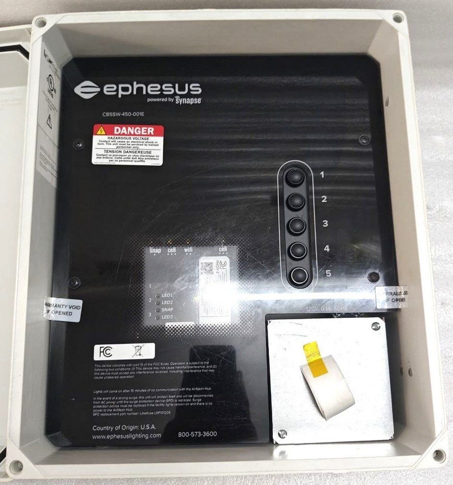 SPRING LIGHTING GROUP CBSSW 450 001E DB DC CENTRAL BASE STATION EPHESUS SYNAPSE