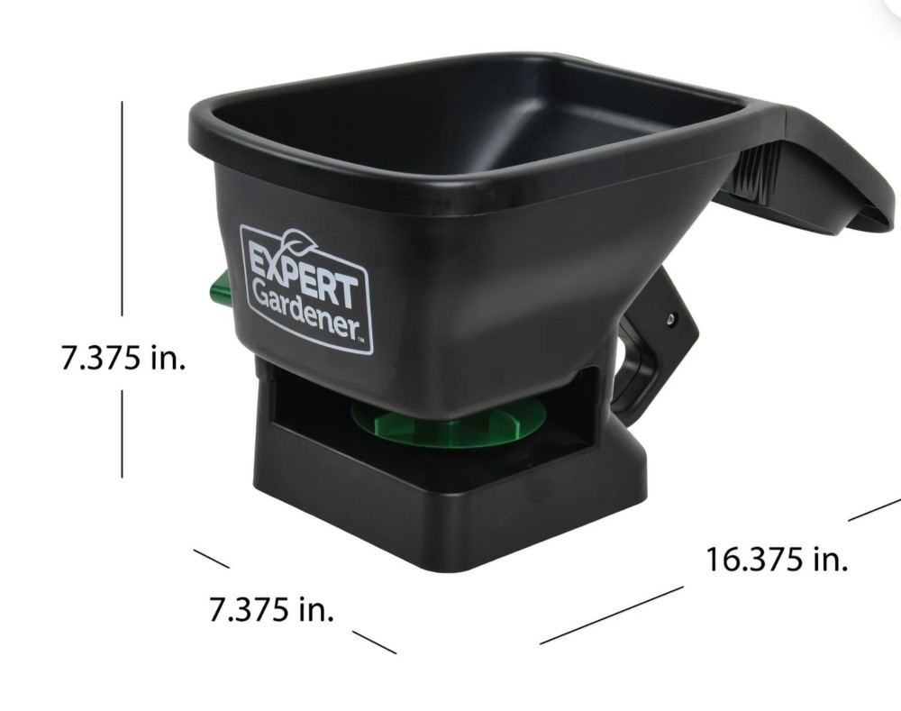 Expert Gardener 6 lb Capacity Handheld Broadcast Spreader NEW!