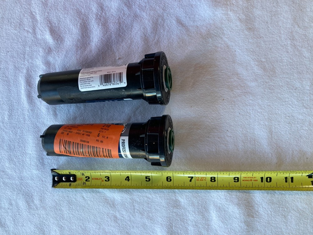 (2) Orbit 80361 Pop-Up Spray Head Pressure Regulated Body Only